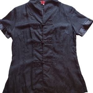 Vintage Handmade cheongsam style blouse